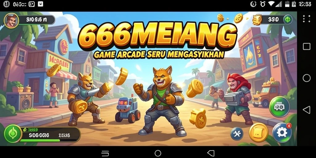 Tampilan gameplay seru 666MENANG dengan tantangan menarik.