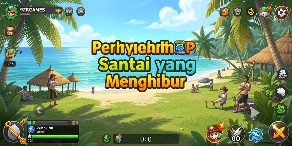 Gambaran gameplay seru dan santai dari 9ZKGAMES.