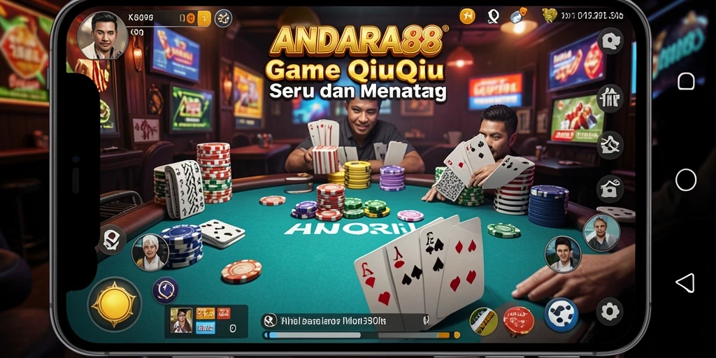 Tampilan gameplay seru dari game QiuQiu.