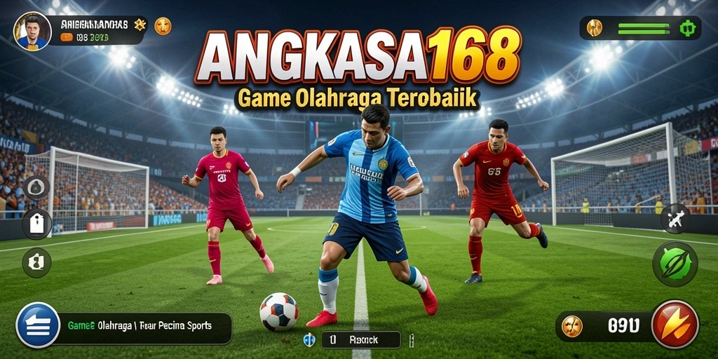 Tangkapan layar utama ANGKASA168 menampilkan aksi mendebarkan dalam pertandingan olahraga.