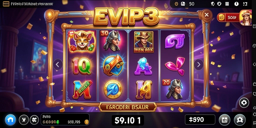 Menampilkan gameplay menarik dari EVIP3 yang penuh warna.