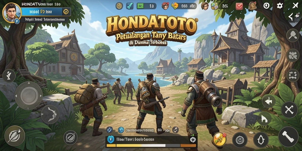 Gameplay HONDATOTO yang menakjubkan di dunia terbuka.