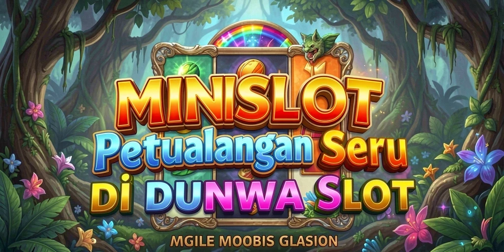 Tampilan gameplay MINISLOT dengan berbagai slot dan petualangan menarik.