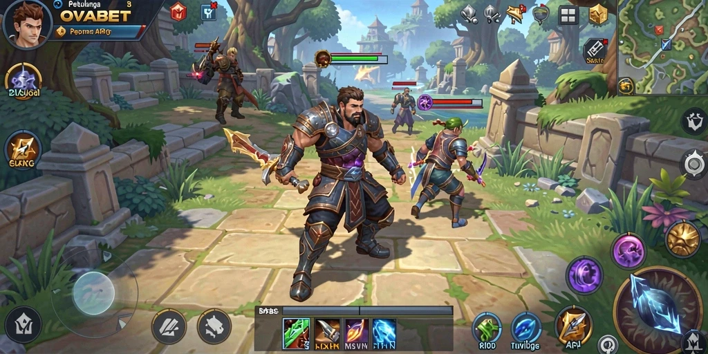 Tangkapan layar gameplay OVABET yang mendebarkan dan penuh aksi.
