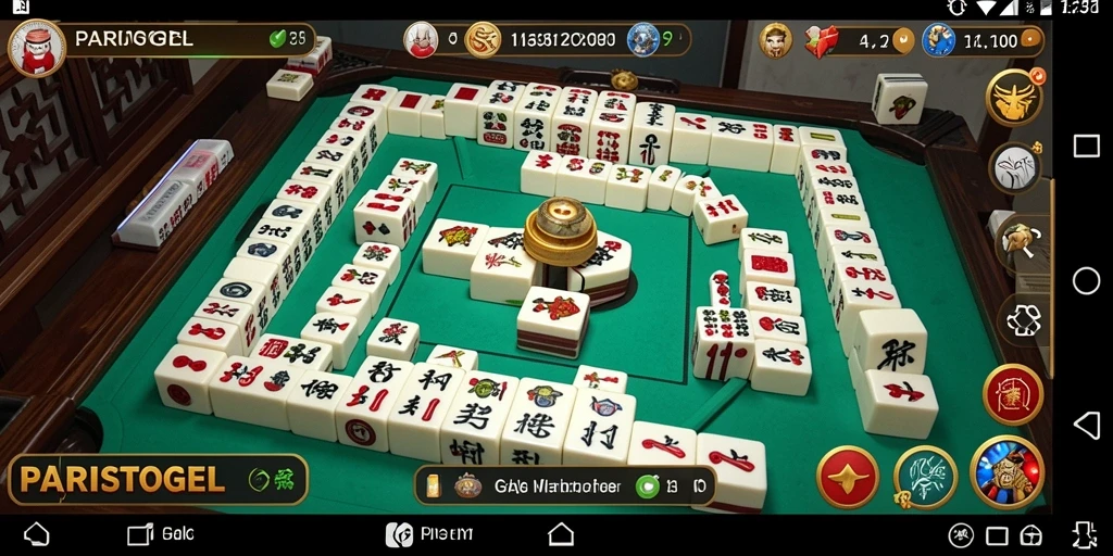 Screenshot utama menampilkan gameplay menegangkan dari PARISTOGEL.