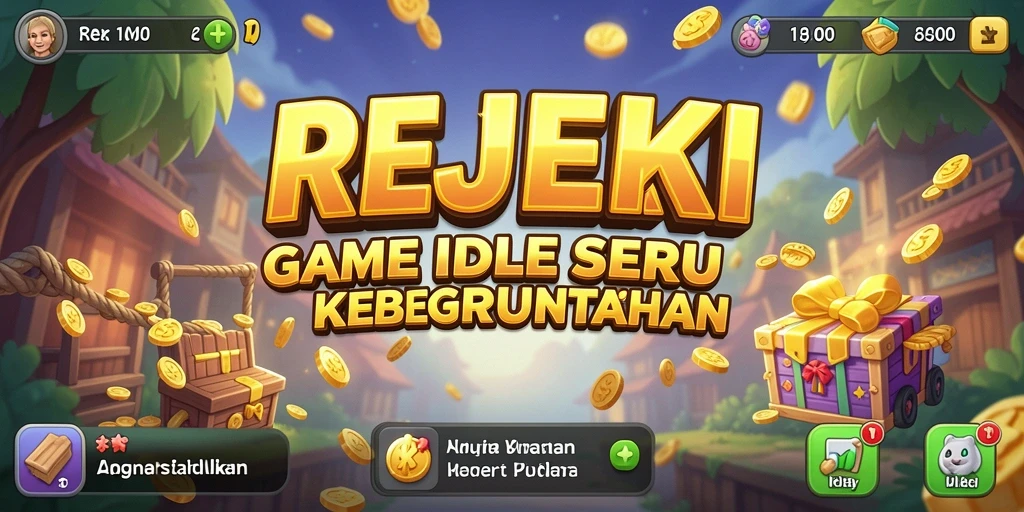 Gameplay seru REJEKI dengan karakter unik dan strategi Idle.