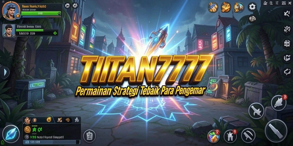 Tampilan gameplay TITAN777 yang mendebarkan dan penuh strategi.