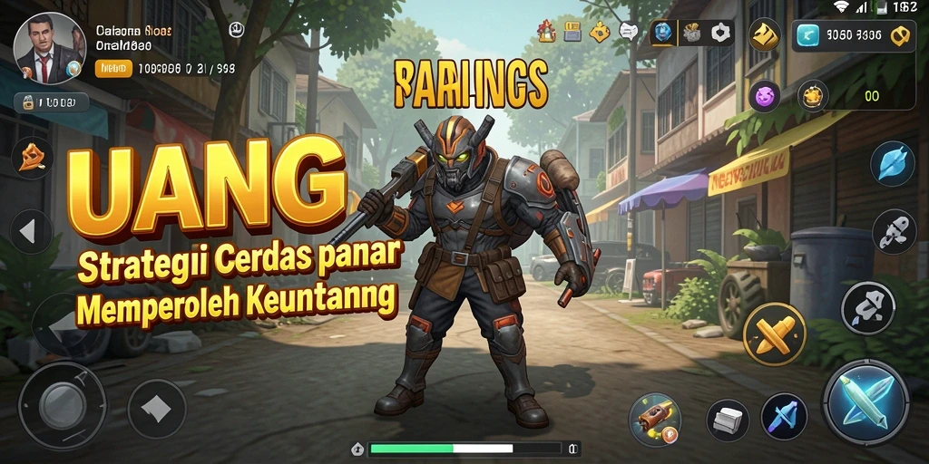 Tangkapan layar yang menunjukkan gameplay mendebarkan UANG dengan berbagai strategi dan perencanaan.