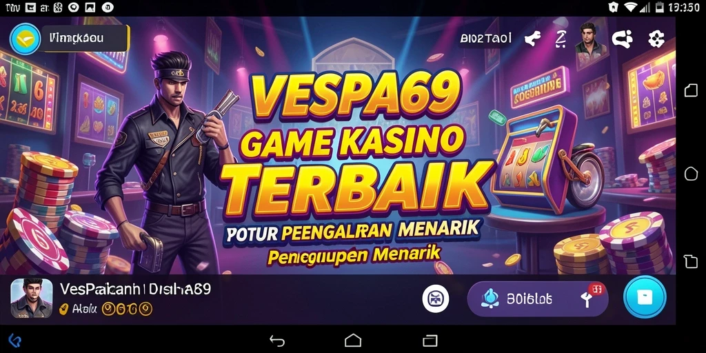 Tangkapan layar VESPA69 menampilkan gameplay Kasino yang mendebarkan.