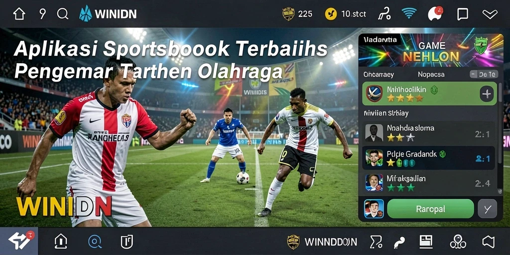 Tampilan gameplay aplikasi WINIDN untuk taruhan olahraga yang menarik.