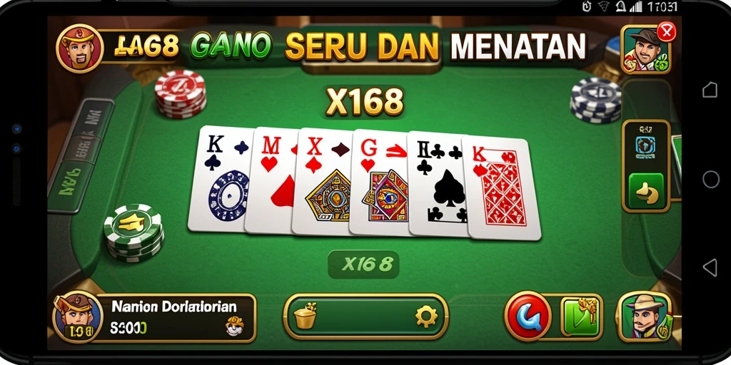 Tampilan gameplay X168 yang menarik dan interaktif.